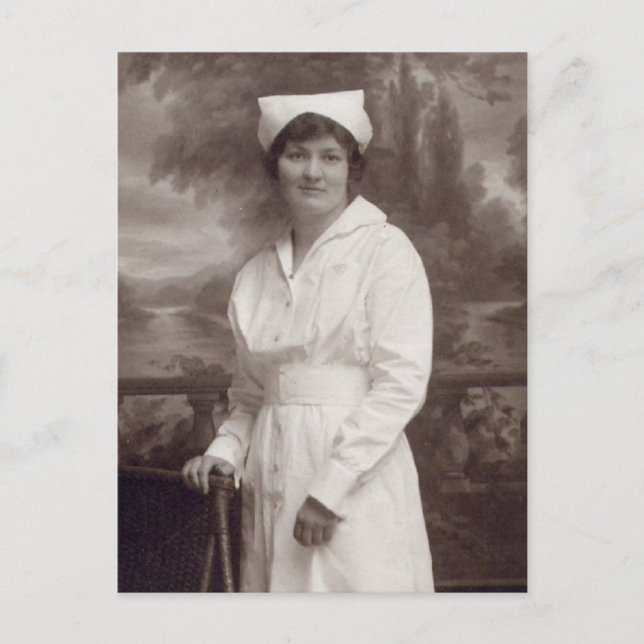 Vintage Nurse Postcard (Front)
