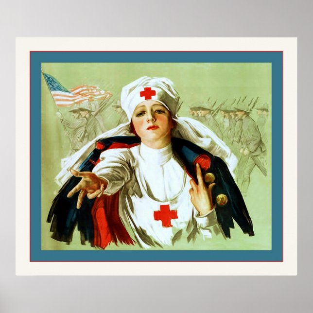 Vintage Nurse Poster ~ World War 1 (Front)