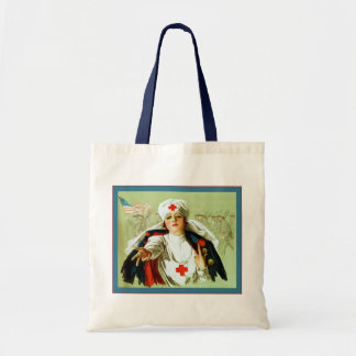 Vintage Nurse Poster ~ World War 1 Tote Bag