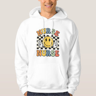 Vintage Nurse Smiley Chequerboard Shirt Design_1