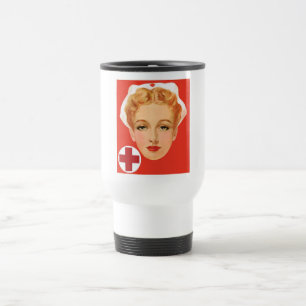 Vintage Nurse Travel Mug