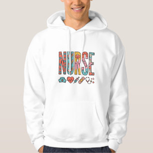 Vintage Nurse Typography Medical Icon Shirt Design