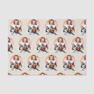 Vintage Nurse with the Bible Tissue Paper