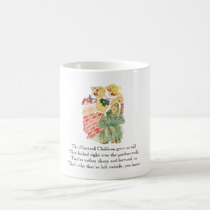 Vintage Nursery Rhyme Mustard Food Cute Kids Coffee Mug
