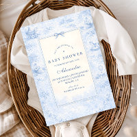 Vintage Nursery Toile Baby Shower