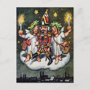 Vintage Nutcracker Christmas Postcard