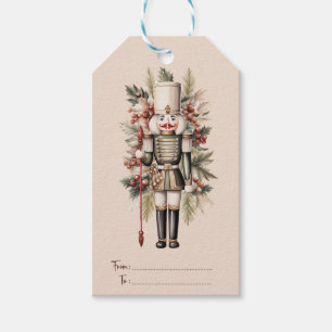 Vintage nutcracker  gift tags