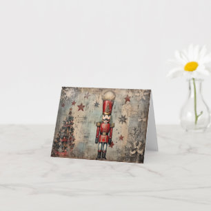 Vintage Nutcracker Soldier Card