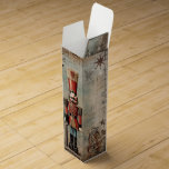 Vintage Nutcracker Soldier  Wine Box<br><div class="desc">Introducing our Vintage Nutcracker Tin Soldier Wine Box – where the spirit of the holidays meets the sophistication of a fine vintage. Elevate your gift-giving or personal wine collection with a touch of nostalgic charm. Crafted with a vintage esthetic, this wine box showcases the iconic nutcracker soldier against a backdrop...</div>