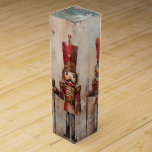 Vintage Nutcracker Soldier  Wine Box<br><div class="desc">Introducing our Vintage Nutcracker Tin Soldier Wine Box – where the spirit of the holidays meets the sophistication of a fine vintage. Elevate your gift-giving or personal wine collection with a touch of nostalgic charm. Crafted with a vintage esthetic, this wine box showcases the iconic nutcracker soldier against a backdrop...</div>