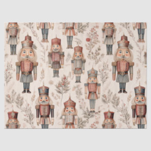 Vintage Nutcracker Soldiers - Classic Christmas Tissue Paper