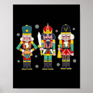 Vintage Nutcracker Squad Christmas 2024 Xmas Match Poster