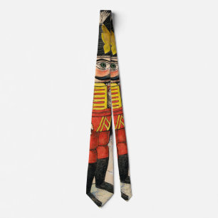 Vintage Nutcracker Under Christmas Tree Tie