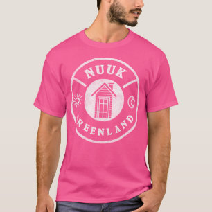 Vintage Nuuk Greenland Glaciers Icebergs Baseball T-Shirt