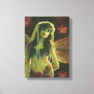 Vintage Nymph Wrapped Canvas Print