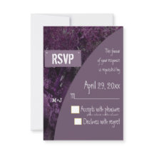 Vintage Oak Tree RSVP wedding