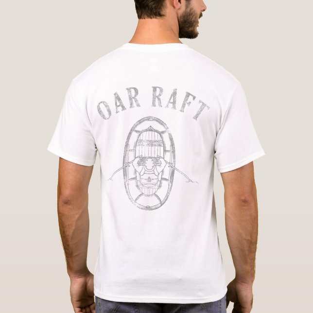 Vintage Oar Raft Rafting T-Shirt (Back)