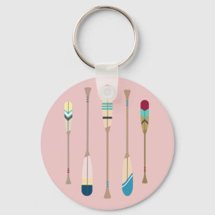 Vintage Oars Key Ring