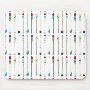 Vintage Oars Mouse Mat