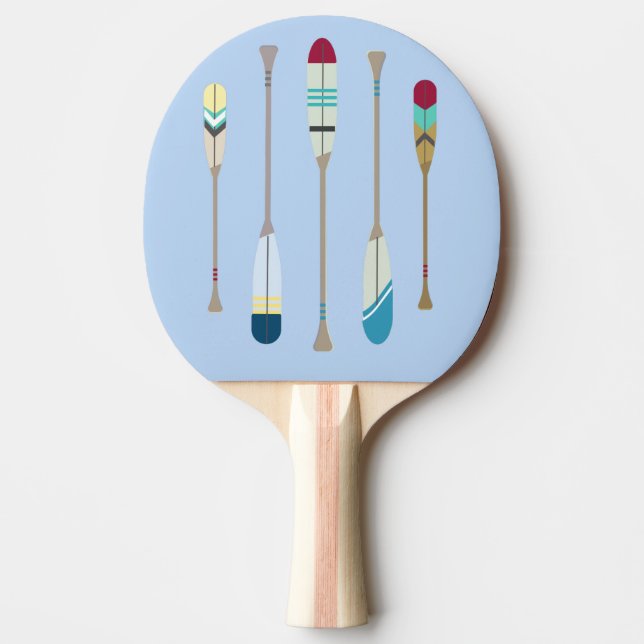 Vintage Oars Ping Pong Paddle (Front)