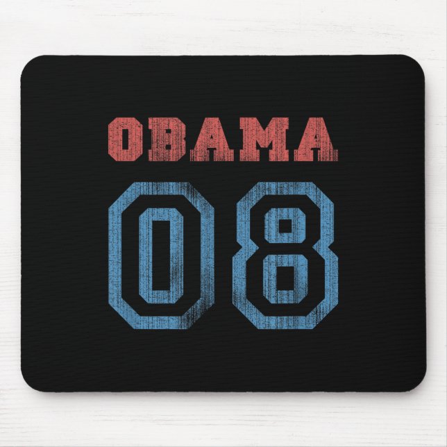 Vintage Obama 08  Mouse Mat (Front)