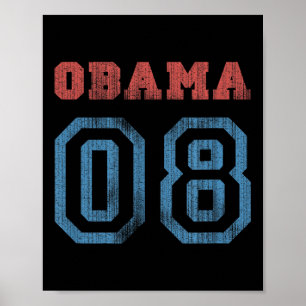 Vintage Obama 08 Poster