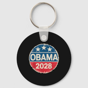 Vintage Obama 2028 Funny Political Patriotic Elect Key Ring