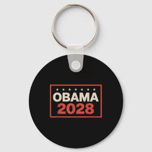 Vintage Obama 2028 Funny Political Patriotic Elect Key Ring