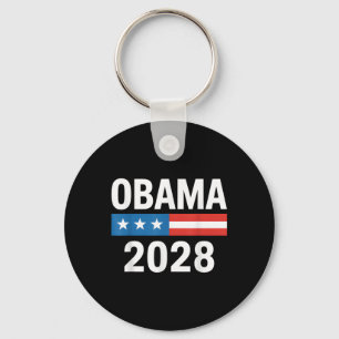 Vintage Obama 2028 Funny Political Patriotic Elect Key Ring