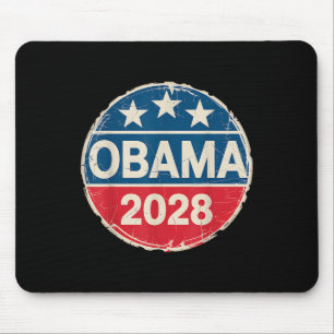 Vintage Obama 2028 Funny Political Patriotic Elect Mouse Mat
