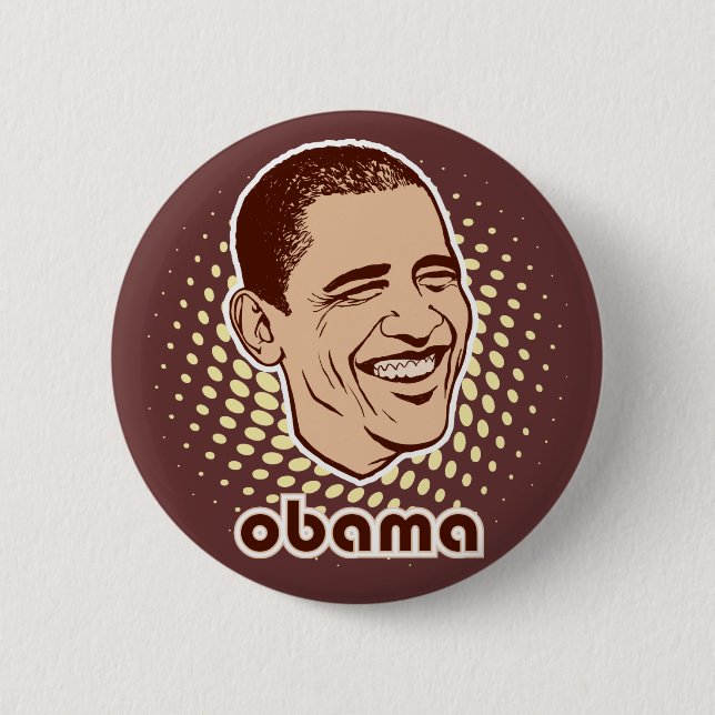 Vintage Obama Button (Front)