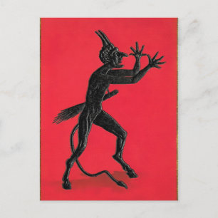 Vintage Obscene Krampus Postcard