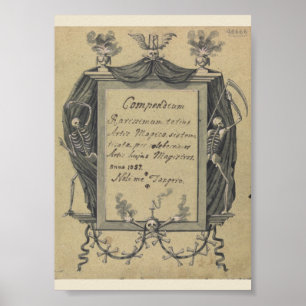 Vintage Occult Symbols Poster