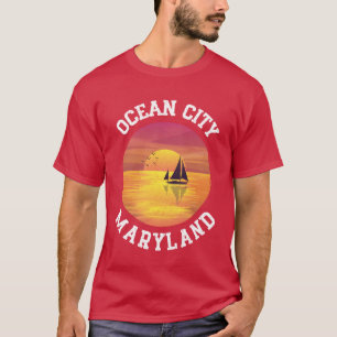Vintage Ocean City Maryland Retro 70s 80s friend T-Shirt