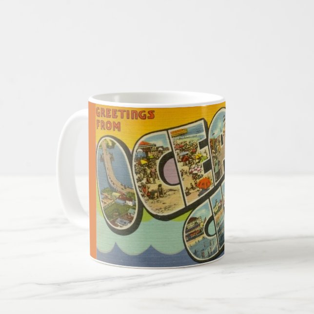 Vintage Ocean City NJ Mug  (Front Left)