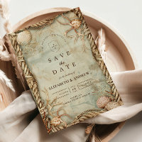 Vintage Ocean Depths Nautical Wedding
