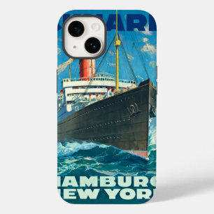 VINTAGE OCEAN LINER TRAVEL Case-Mate iPhone 14 CASE