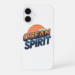 Vintage "Ocean Spirit" Beach Vibe iPhone 16 Case