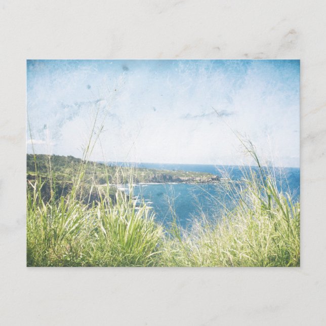 Vintage Ocean View | Postcard (Front)