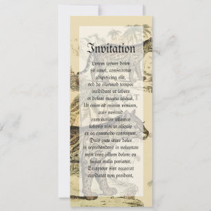 Vintage Ocelot Invitation