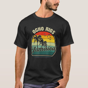 Vintage Ocho Rios Beach Jamaica Summer Vacation Su T-Shirt