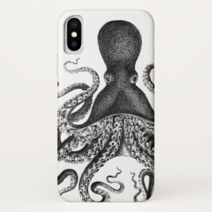 +   Vintage Octopus   + iPhone X Case