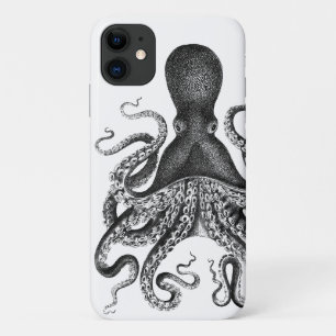 + Vintage Octopus + iPhone 11 Case
