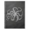 Vintage Octopus Chalkboard Background Template