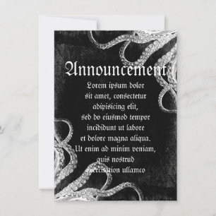 Vintage Octopus Dark Announcement