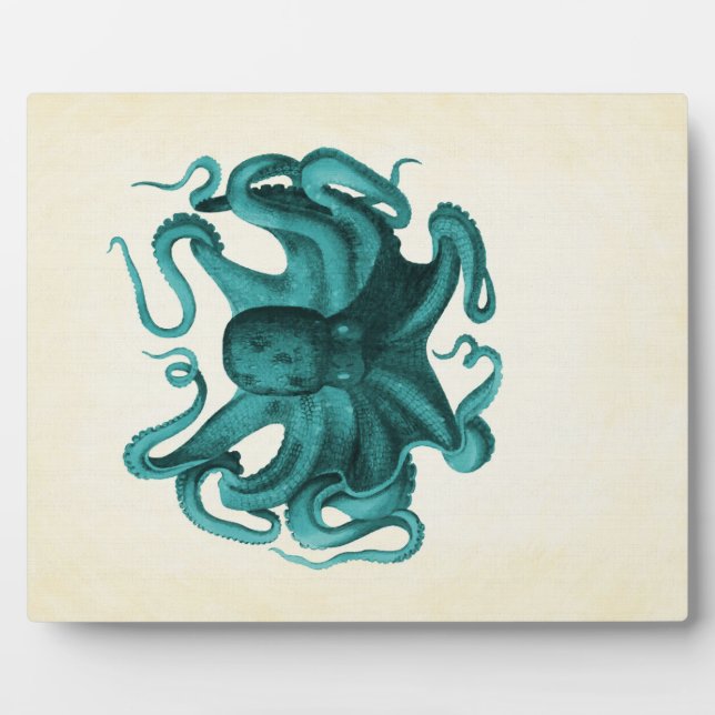 Vintage Octopus Plaque (Front)