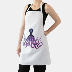 Vintage Octopus Sealife  Apron