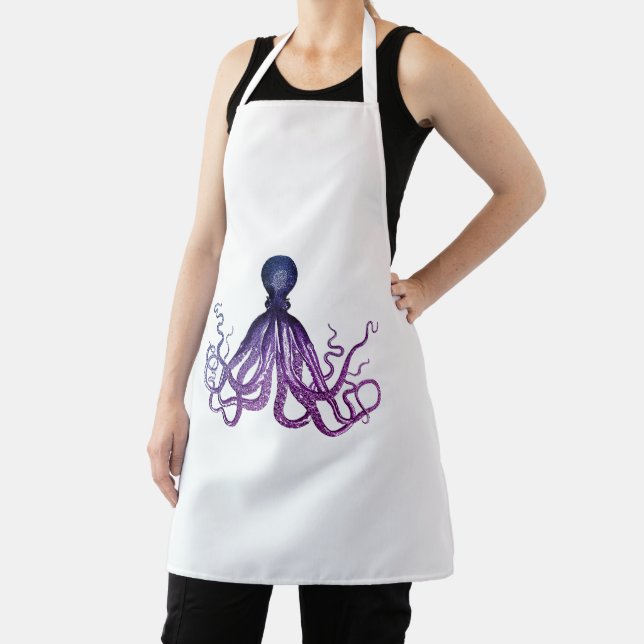 Vintage Octopus Sealife  Apron (Insitu)