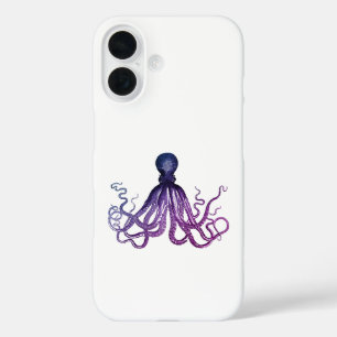 Vintage Octopus Sealife iPhone 16 Case