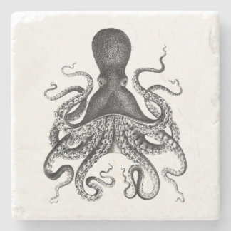 Vintage Octopus Stone Coaster